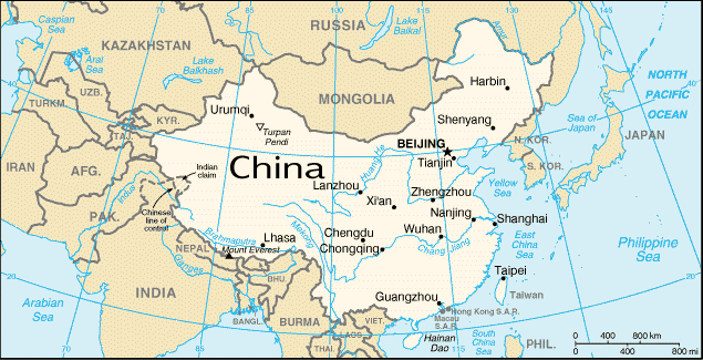 Mapa de China